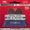 Arrow Pro 2-11/16 In. High Carbon Steel Semi-Circle Japanese Blade Hardwood 10 Pc