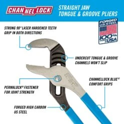 Channellock PermaLock 9.38 In. Carbon Steel Tongue And Groove Pliers -DeWALT Outlet ed00e41e 53ad 4f73 b421 691ac405314d