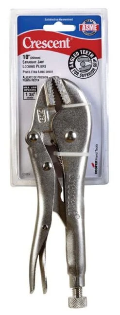 Crescent 10 In. Alloy Steel Straight Jaw Curved Pliers