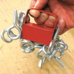 Magnet Source 2 In. L X .75 In. W Red Handle Magnet 50 Lb. Pull 1 Pc -DeWALT Outlet edeb811d fb1d 407c 821d e6354717a671