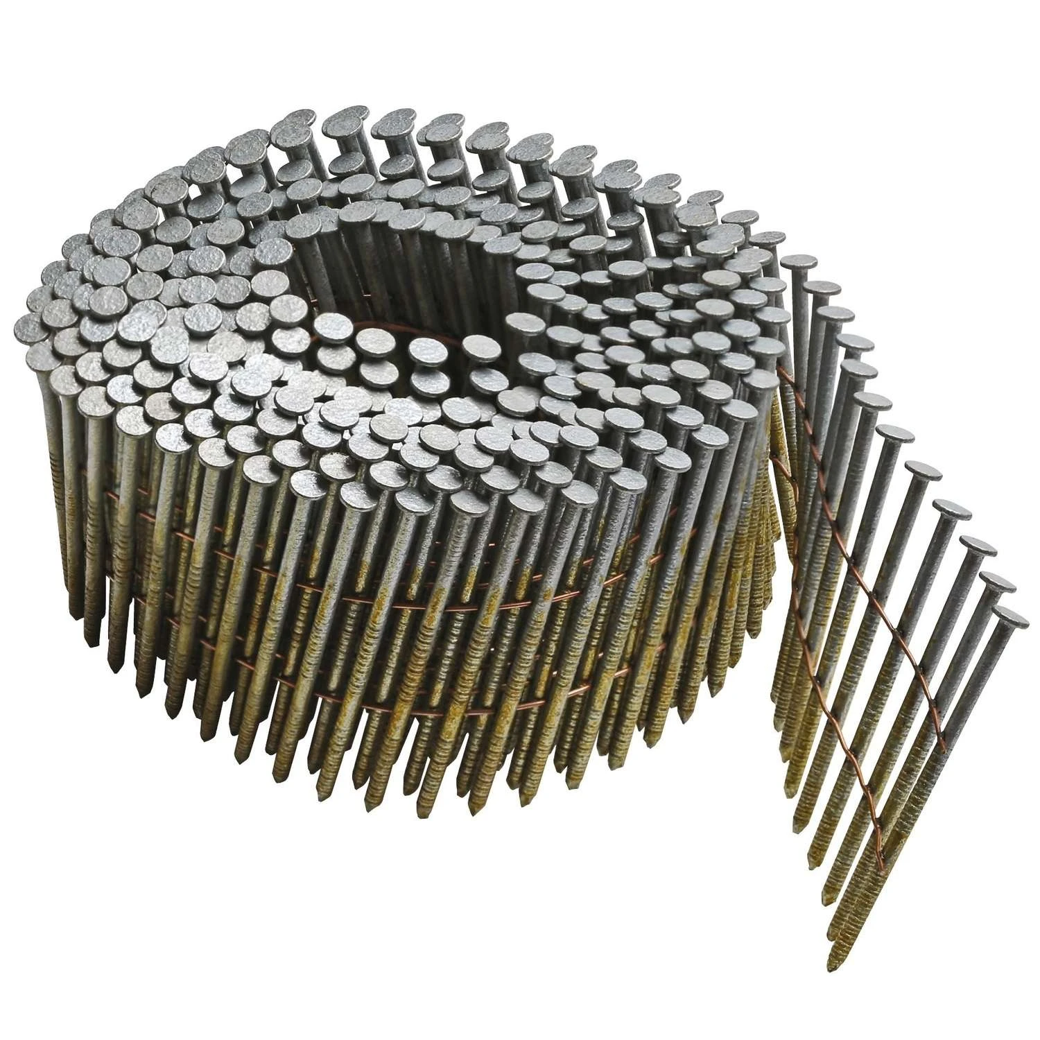 Bostitch 2-1/2 In. 13 Ga. Wire Coil Stainless Steel Framing Nails 15 Deg 3,600 Pk 3 Bostitch 2-1/2 In. 13 Ga. Wire Coil Stainless Steel Framing Nails 15 Deg 3,600 Pk