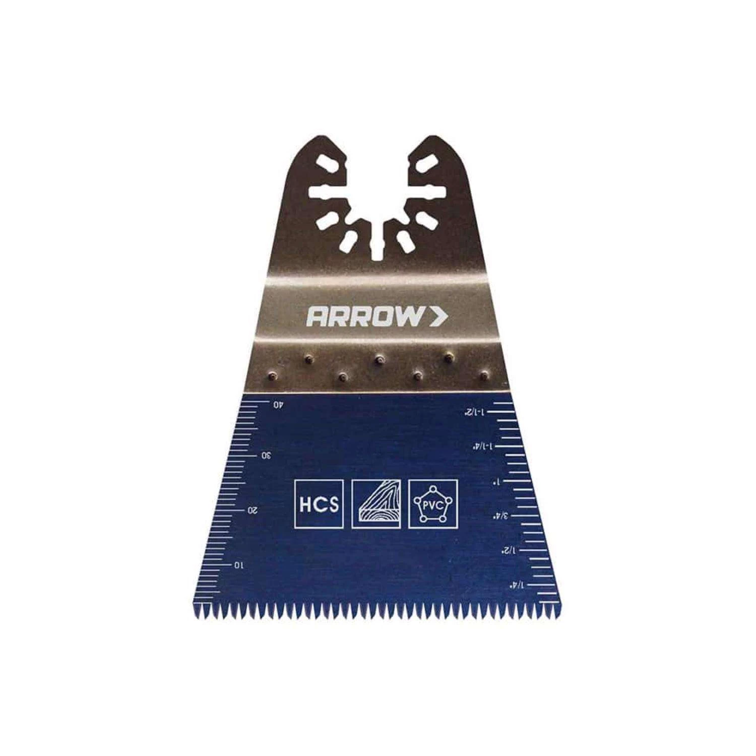 Arrow Pro 2-11/16 In. High Carbon Steel Semi-Circle Japanese Blade Hardwood 10 Pc 4 Arrow Pro 2-11/16 In. High Carbon Steel Semi-Circle Japanese Blade Hardwood 10 Pc - Image 2