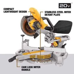 DeWalt 20V MAX 7-1/4 In. Cordless Sliding Miter Saw Tool Only -DeWALT Outlet f0d1c945 a1b8 4a73 a8f1 0ea2a36c6bbd