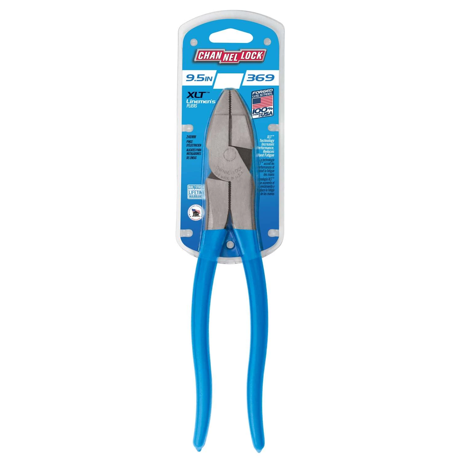 Channellock XLT 9-1/2 In. Carbon Steel Linesman Pliers 5 Channellock XLT 9-1/2 In. Carbon Steel Linesman Pliers - Image 3