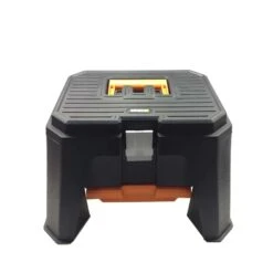 Worx 14.5 In. W X 13 In. H Step Stool Storage Box Resin Black