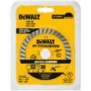 DeWalt XP Extended Performance 4-1/2 In. D X 7/8 In. Diamond Turbo Rim Saw Blade 1 Pk