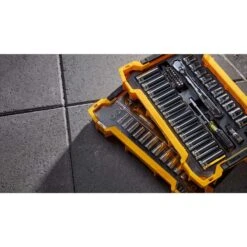 DeWalt ToughSystem 3/8 And 1/2 In. Drive Metric/SAE Mechanic's Tool Set 85 Pc -DeWALT Outlet faad7dae 9a0c 47e7 9bc3 a4a26bfe9ee9