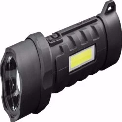 Coast Polysteel 700 800 Lm Black LED COB Flashlight AA Battery