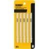 DeWalt 4 In. Cobalt Steel T-Shank Jig Saw Blade 6 TPI 5 Pk -DeWALT Outlet ff3fd4b6 77dd 415b a99b f76003e8db86